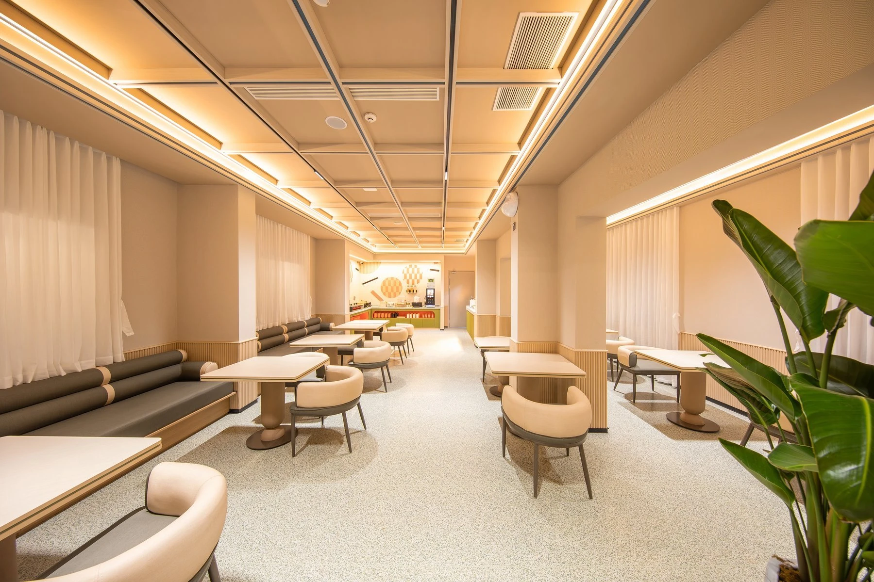 Dining space, first view