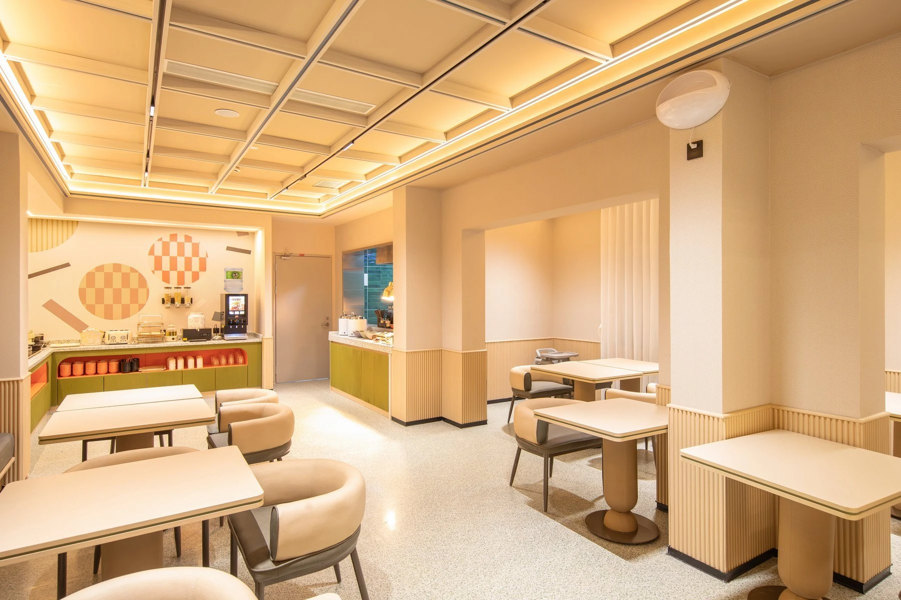 Buffet area