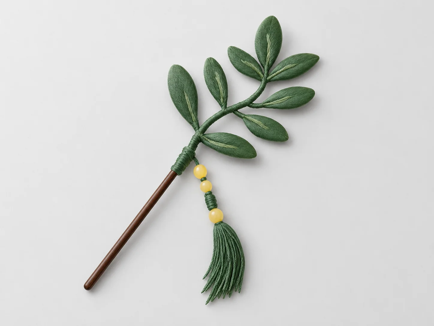 Leaves and a tassel